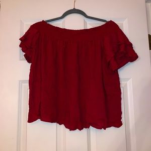 Off-the-shoulder Flowy Top Size Small